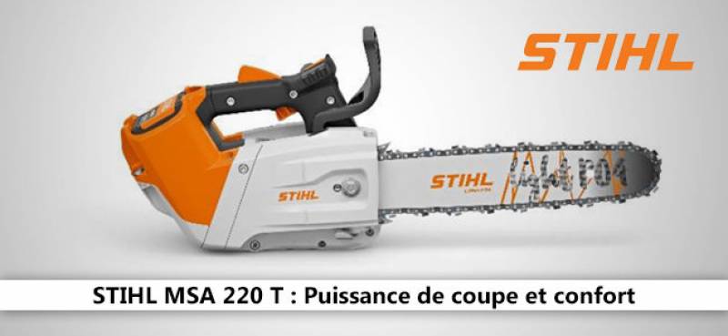 STIHL MSA 220 T (Nue) - Tronçonneuse élagueuse Batterie - Motoculture St  Jean